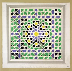 Motif de mosaïque de l